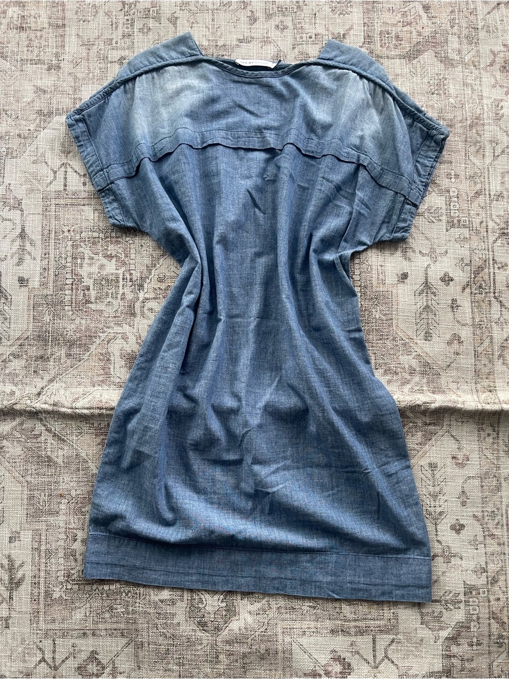 See By Chloé Light Chambray Babydoll Dress in Blue